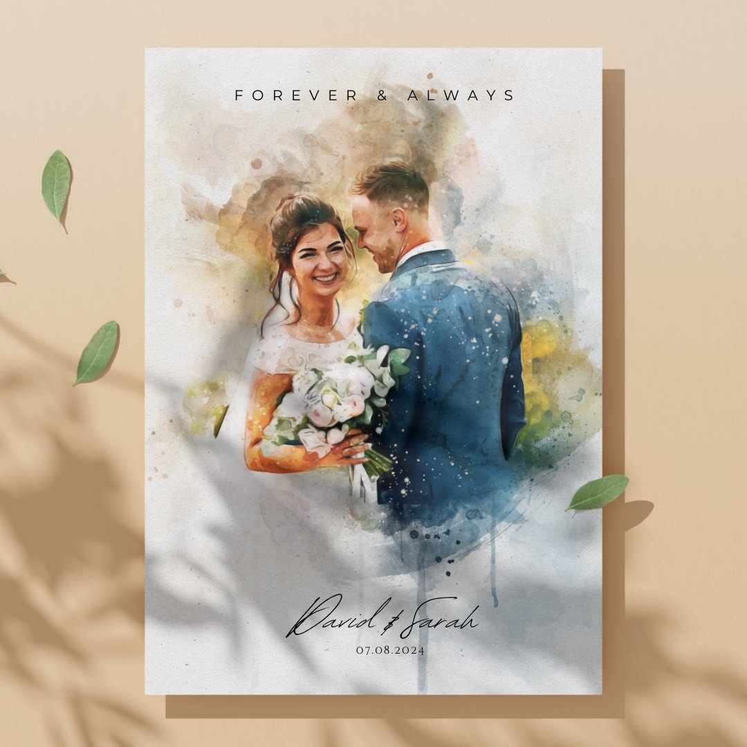 Custom Watercolor Canvas Prints