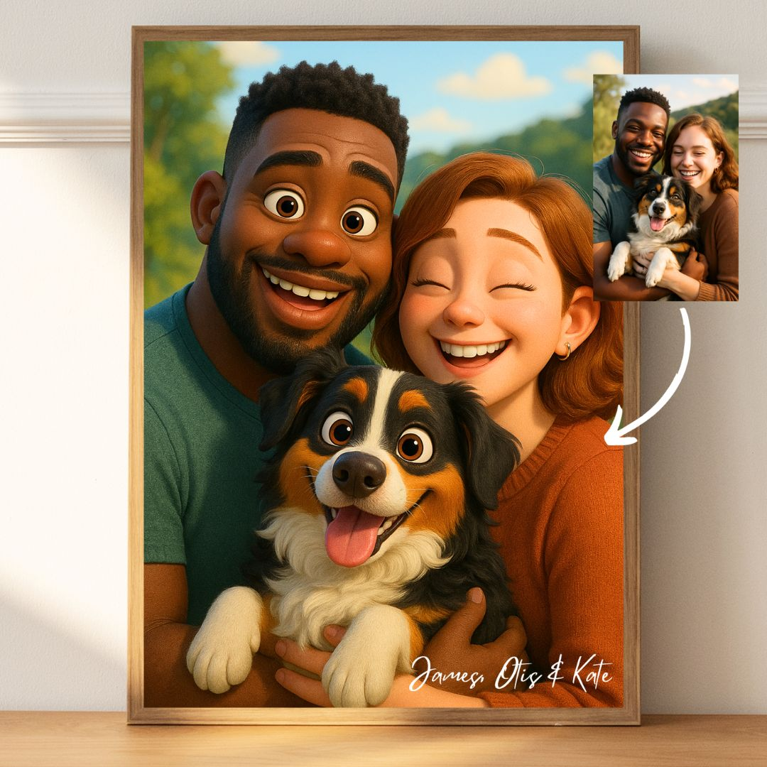 Custom Pixar Style Portraits